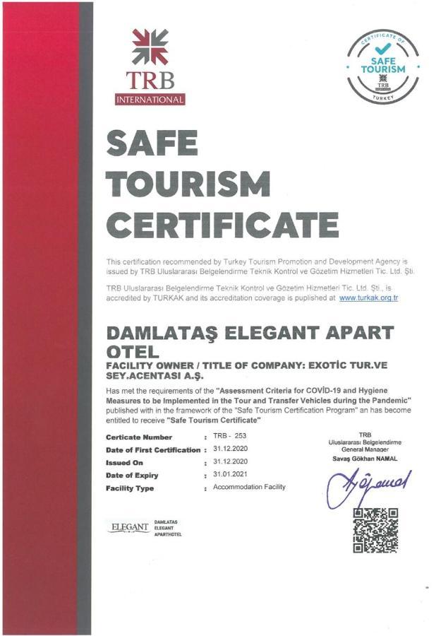 Damlatas Elegant Apart Hotel Аланя Екстериор снимка